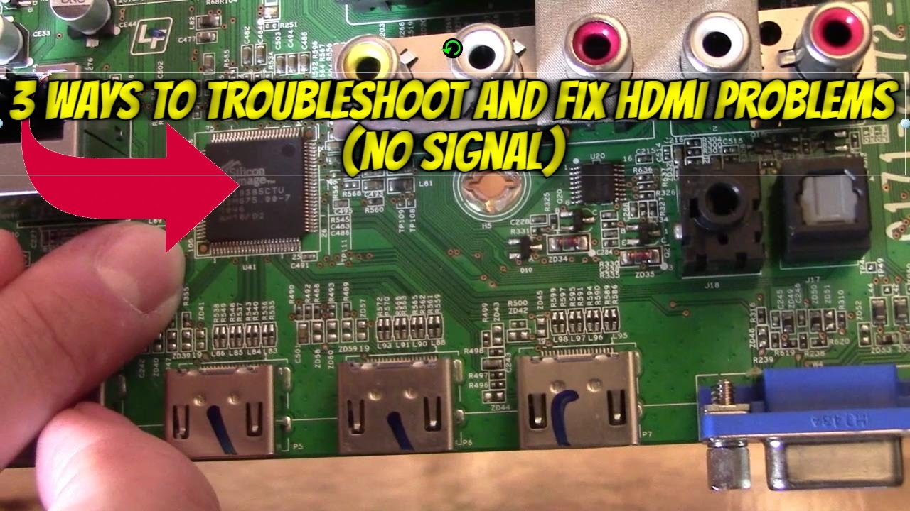 WAYS TO FIX HDMI INPUT "NO SIGNAL" GUIDE - YouTube