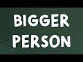 Lauren Spencer Smith - Bigger Person (Lyrics)