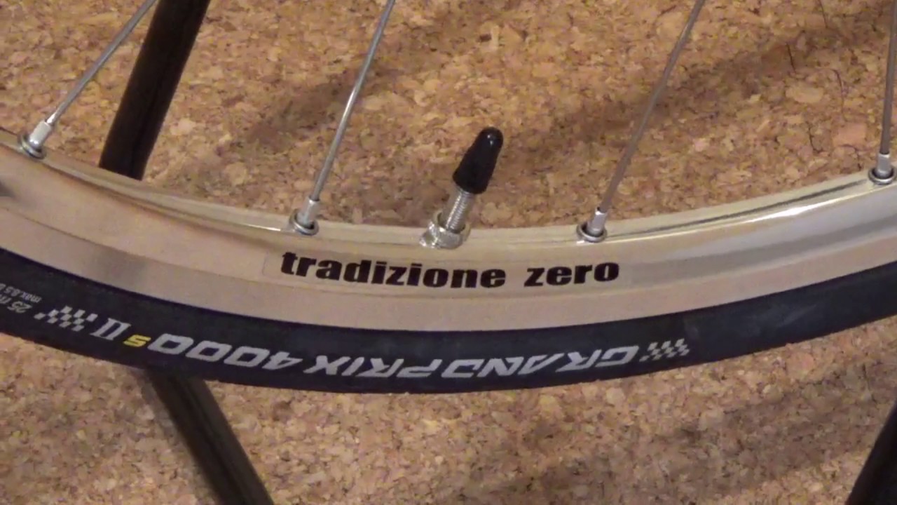 RALEIGH CRDにホイールTradizione zeroを装着してみた - YouTube