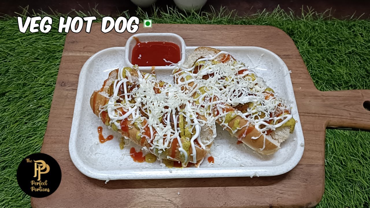 Vegetarian Hot Dog Recipe In HINDI वेज हॉट डॉग How To Make