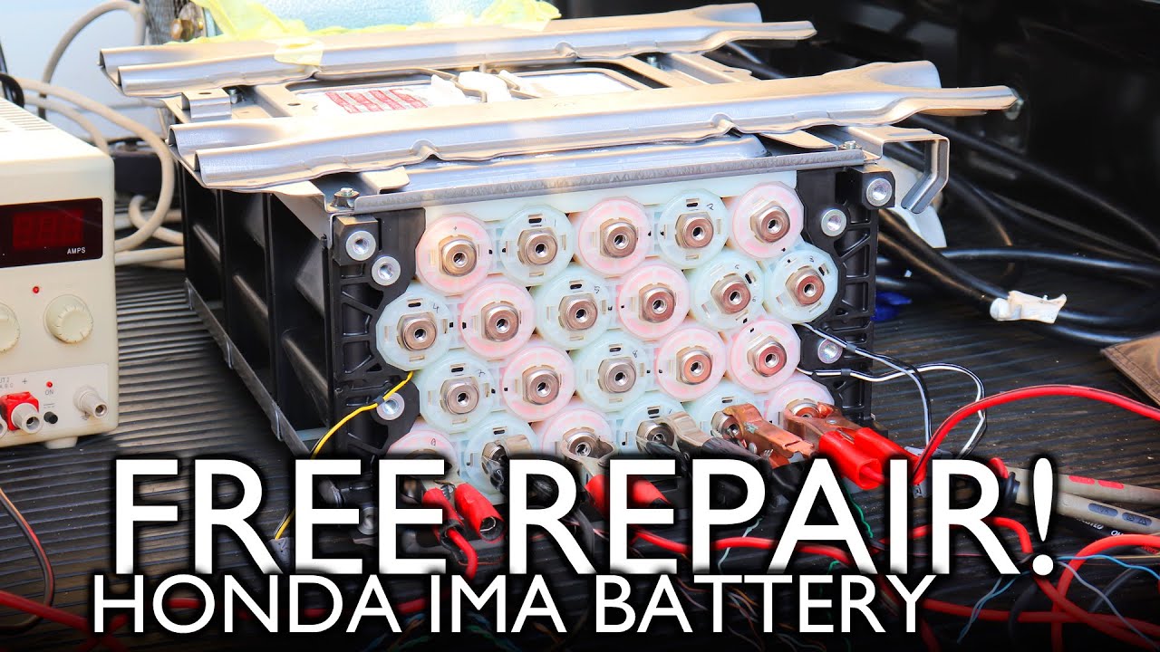 2006-2011 Honda Civic IMA battery repair WITHOUT buying new cells - YouTube