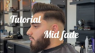 #tutorial #barbershop  tutorial Mid Fade