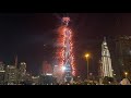 Dubai 2021 New Years Eve Celebration Fireworks Burj Khalifa Downtown