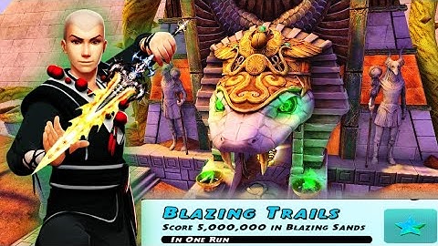 🔥 5,000,000 Score Blazing Trails Challenge! 🏜️ | Temple Run 2 Blazing Sands Epic Run 🌞