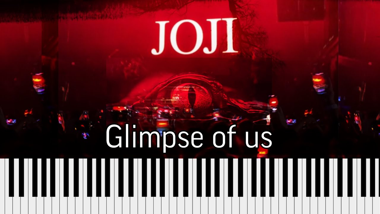 Glimpse of Us | Joji | Piano Cover