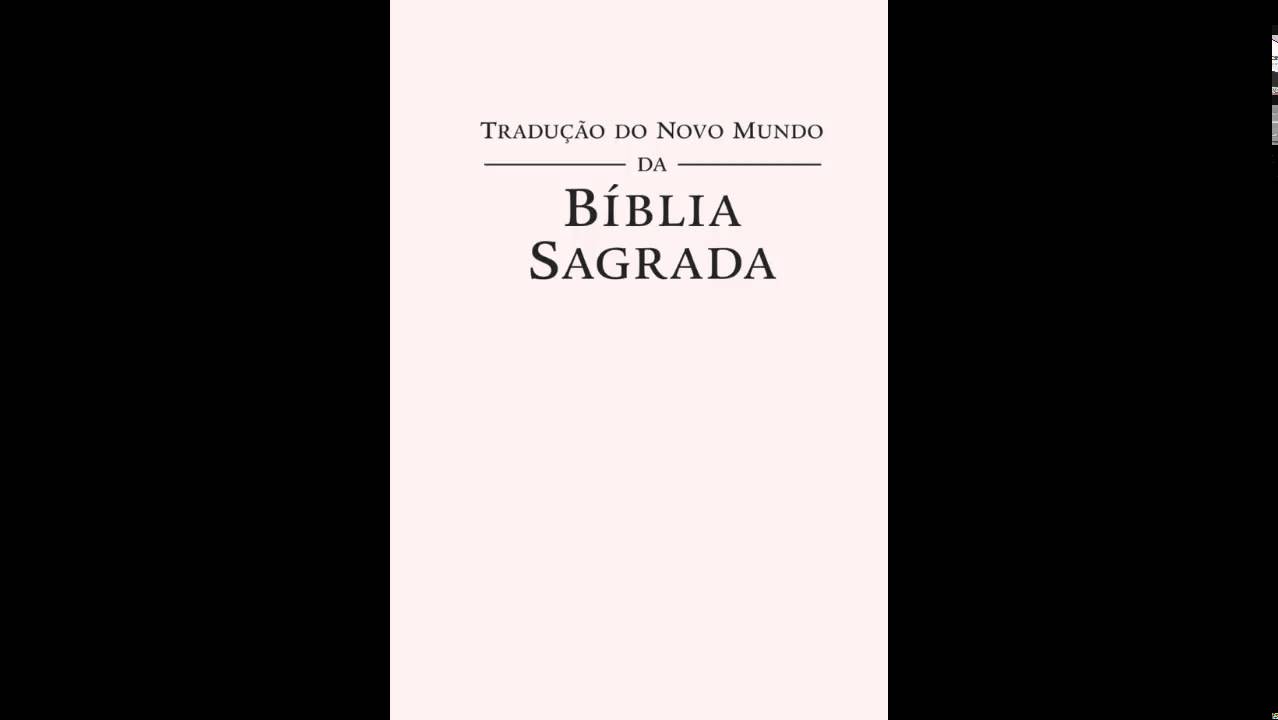 Tradução Do Novo Mundo Da Bíblia Sagrada