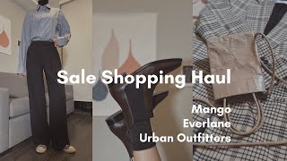 High Street Sale Shopping Haul 2020|快时尚折扣季购物分享|平价高街款的满满高级感|Mango|Everlane|Urban Outfitters