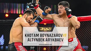 FREE MMA Fight | Khotam Boynazarov Vs Altynbek Arykbaev | BRAVE CF 59