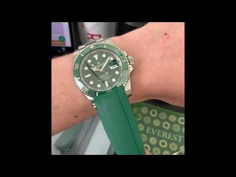 Unboxing an Everest Bands Strap for a Rolex Hulk Deployant 