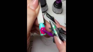 Юлия Билей  - Новая Роза / Julia Biley - New Rose nail art Periscope