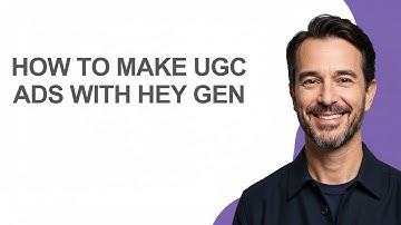 How to Make Ugc Ads with Hey Gen - KevinHowTo