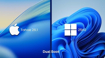 How to Make macOS Tahoe 26.1 beta and windows 11 dual boot