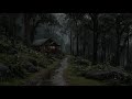 Real Rain and Thunder Sounds for Sleeping 🌧 Cozy Room for Sleep & Relax