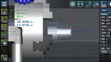 G90 facing cycle on cnc fanuc  #cnc #cncprogramming #machine 