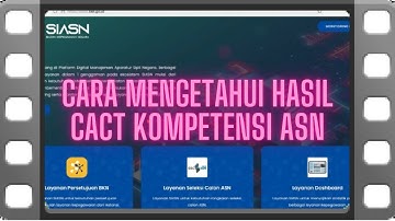 CARA MELIHAT HASIL TES CACT KOMPETENSI
