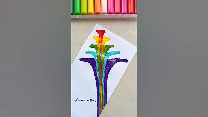 DIY Thread Art🌈| String pull Art 😍💕#shorts #painting #acrylic #easyart #drawing #threadart #ytshorts