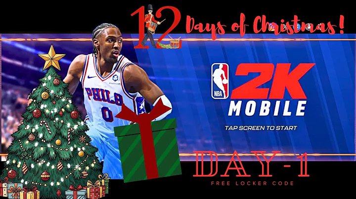 FREE LOCKER CODE - 12 DAYS OF CHRISTMAS -Day 1 & INSANE REWARDS IN DAILY STREAK IN NBA 2K MOBILE