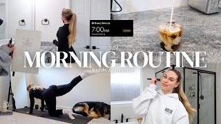 7AM PRODUCTIVE MORNING ROUTINE 2024 | healthy, motivating + realistic *with timestamps*
