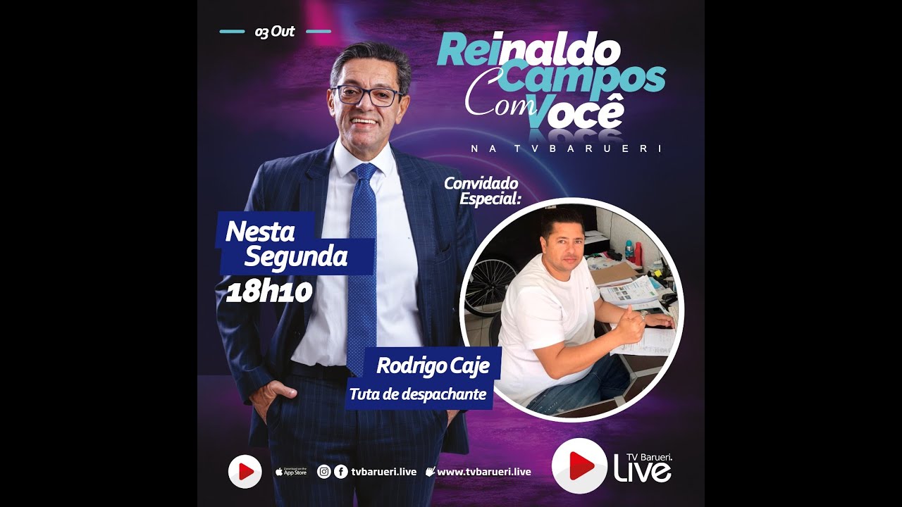 Tuta De Despachante | Reinaldo Campos Com Você