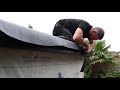 How to fit EPDM two part gutter trim on a rubber roof