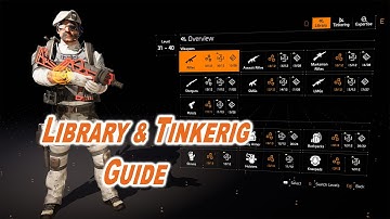 The Division 2 Tinkering Guide #division2