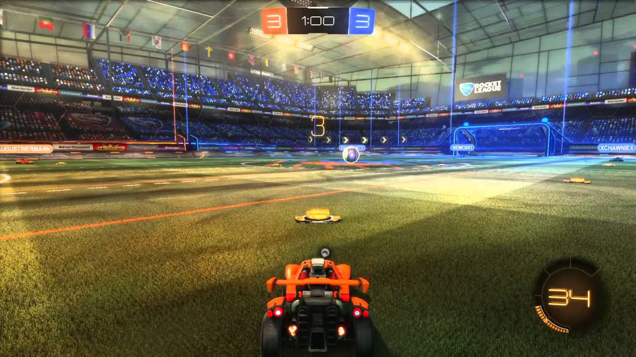 Rocket League gameplay 