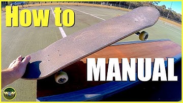 How to ollie manual ~ (Skateboarding Tutorial)