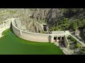 Barrage de varosa lamego  portugal  drone