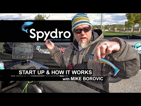 SPYDRO Underwater Fishing Camera - Start up & How it Works with MIKE BOROVIC