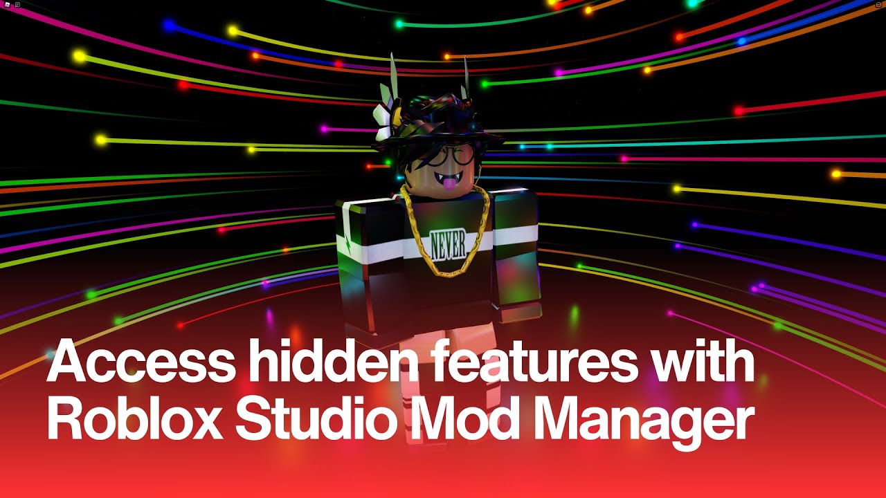 Access Hidden Features With Roblox Studio Mod Manager Youtube