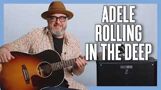 Adele Rolling in the Deep Guitar Lesson + Tutorial