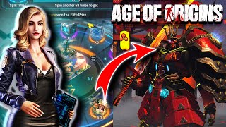 Age of Origins - Lucky Stolen Treasure Guide! HUGE power boost for your Source Spirit Titan!