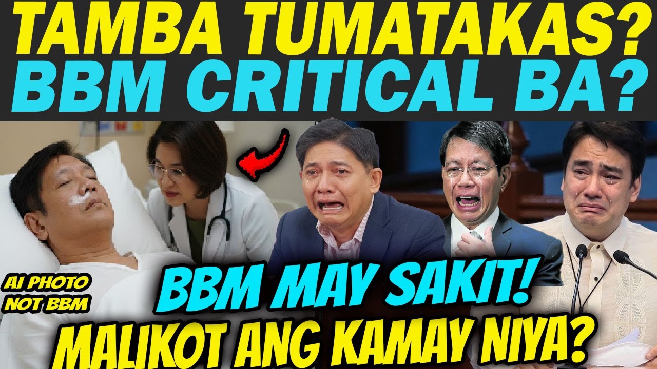 KAKAPASOK LANG!  ALMURANAS KRI.TI.KAL BA ? BBM MAY SAKIT MALIKOT ANG KAMAY! BBM ISINUGOD SA HOSPITAL