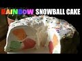Rainbow Sherbet Snowball Cake -- Retro Recipe -- You Made What?!