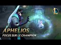 Focus sur aphelios  gameplay  league of legends