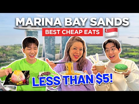 CHEAPEST FOOD IN MARINA BAY SANDS SINGAPORE