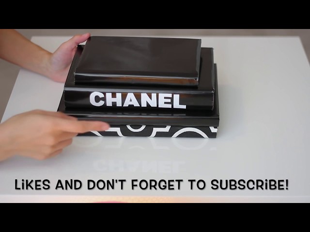 DIY CHANEL Book Cover 