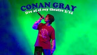 Conan Gray - Idle Town - Live @ The El Rey Theatre 3/14 (HQ Reupload) Resimi