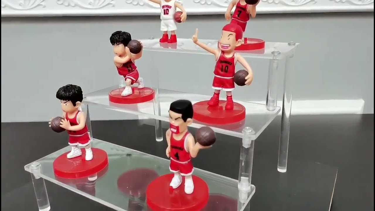 15608 clear  3 tier display plexiglass transparent   figerine collection stand  3d Instructions