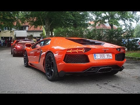 LOUD Lamborghini Aventador V12 SOUNDS! Revs & Accelerations! (1080p Full HD)