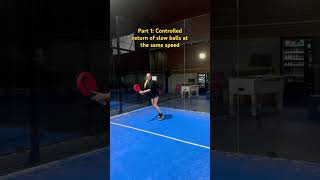 Part1 Controlled Return Of Slow Balls Maintain The Same Speed And Rhythm