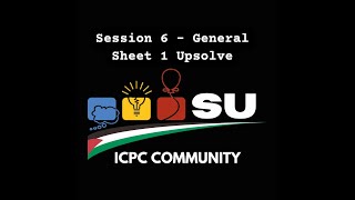 ICPC SU Arish - Level 2 - Session 6 - General Sheet 1 Upsolve