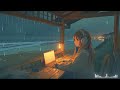 Rainy Beach on Tokyo Nights🌙 Rain Lofi for Deep Focus