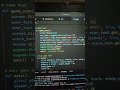 game create pygame in python coding 🚗 #shortvideo