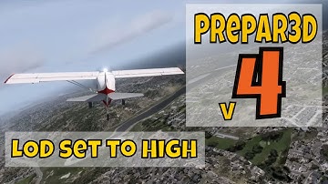 Prepar3D v4 Orbx SOCAL great range of view with LOD set to High