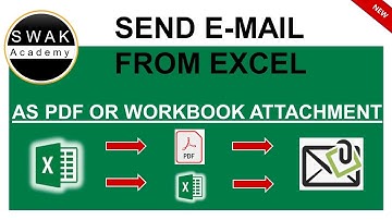 👍 Send E-Mail From Excel As Pdf Or Workbook Attachment