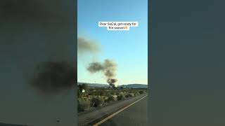 I love and hate California around this time… fire season is upon us #campingfire #firesafety