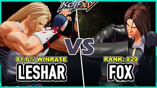 KOF XV 🔥 LeShar (Andy/Kyo/Kukri) vs Fox (Kyo/Leona/Ryo) 🔥 Steam