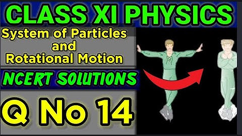 NCERT Solutions Q No 14 Class XI Physics System of Particles and Rotational Motion  #classxiphysics 