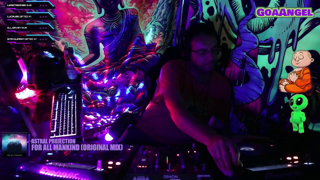 -= Goa Trance =- Astral Projection New Album - For All Mankind 2025  LIVE @ Twitch mix by Goa Angel